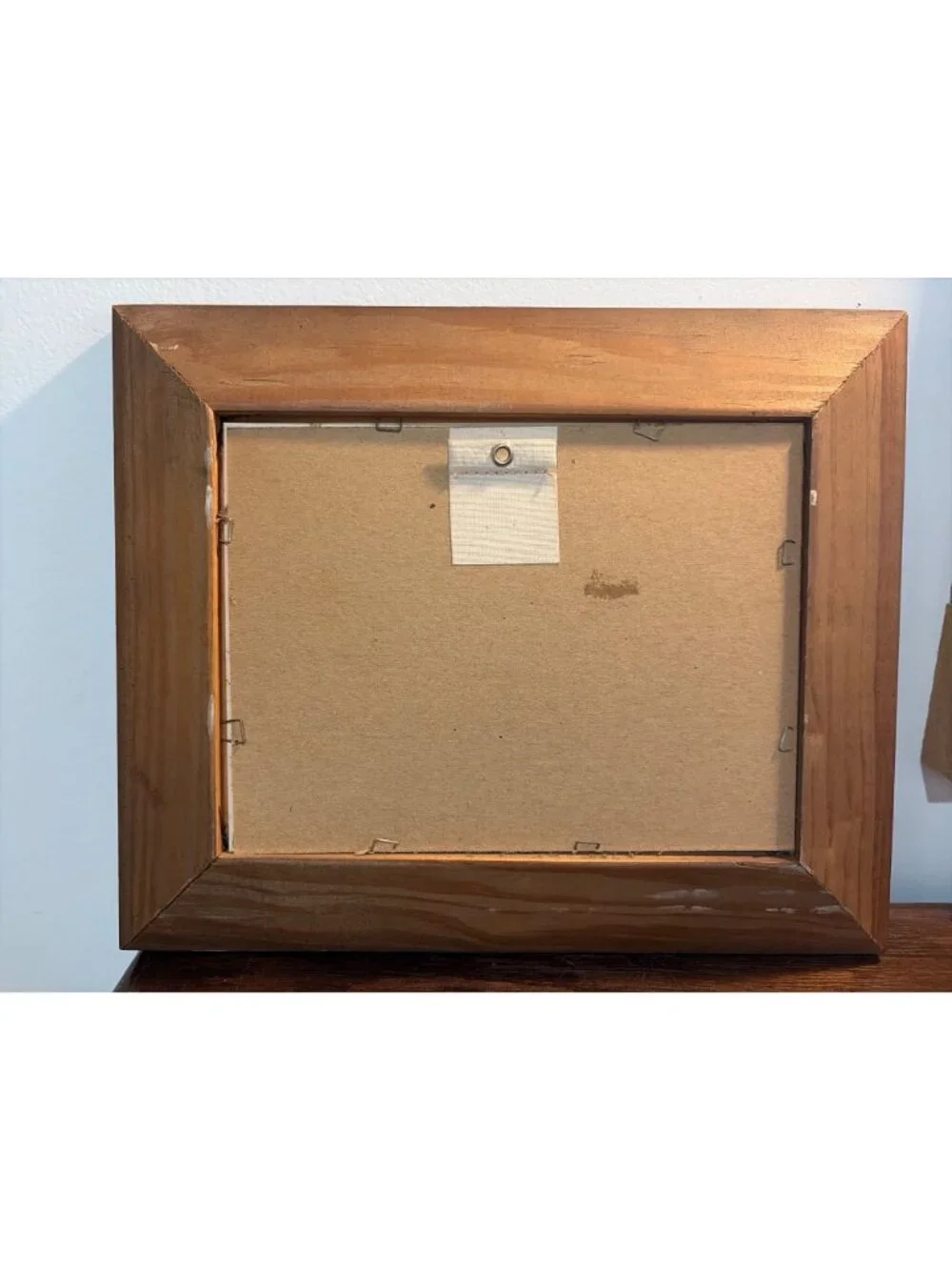 Vintage Framed Duck Print By Basil Ede In Rustic Wooden Frame 12x10 READ!